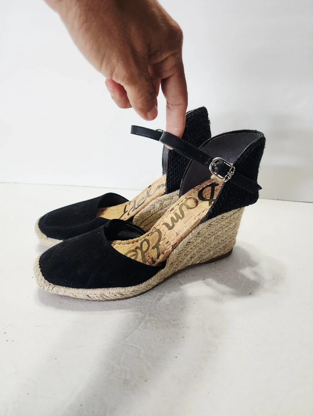 Sam Edelman black suede